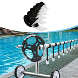 Maxbell Pool Solar Cover Reel Attachment Straps Kit Lightweight Solar Blanket Straps 6 Pieces