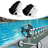 Maxbell Pool Solar Cover Reel Attachment Straps Kit Lightweight Solar Blanket Straps 10 Pieces