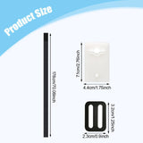 Maxbell Pool Solar Cover Reel Attachment Straps Kit Lightweight Solar Blanket Straps 12 Pieces