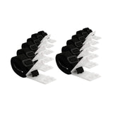 Maxbell Pool Solar Cover Reel Attachment Straps Kit Lightweight Solar Blanket Straps 12 Pieces