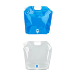 Maxbell 10L Water Storage Bag Folding Sturdy Emergency Jug for Hiking Camping Travel Blue