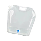 Maxbell 10L Water Storage Bag Folding Sturdy Emergency Jug for Hiking Camping Travel Clear