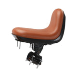 Maxbell Kids Front Mounted Bicycle Seat Bike Seat for Mountain Road Bike Riding Gift Brown