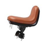 Maxbell Kids Front Mounted Bicycle Seat Bike Seat for Mountain Road Bike Riding Gift Brown