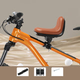 Maxbell Kids Front Mounted Bicycle Seat Bike Seat for Mountain Road Bike Riding Gift Brown