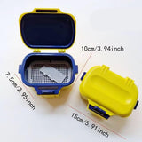 Maxbell Hanging Fishing Lure Case Fishing Worm Box for Hooks Screws Electronic Parts