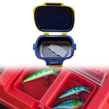 Maxbell Hanging Fishing Lure Case Fishing Worm Box for Hooks Screws Electronic Parts