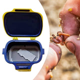 Maxbell Hanging Fishing Lure Case Fishing Worm Box for Hooks Screws Electronic Parts