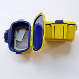 Maxbell Hanging Fishing Lure Case Fishing Worm Box for Hooks Screws Electronic Parts