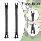 Maxbell 4Pcs Camping Cart Table Support Tube for Backyard Utility Wagon Cart Picnics