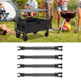 Maxbell 4Pcs Camping Cart Table Support Tube for Backyard Utility Wagon Cart Picnics