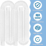 Maxbell 2x Pool Connection Hoses 59 inch 1.25" Diameter Premium PVC Replacement Hose White