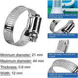 Maxbell 2x Pool Connection Hoses 59 inch 1.25" Diameter Premium PVC Replacement Hose Blue