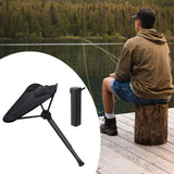 Maxbell Portable Single Leg Camp Folding Stool for Barbecue Accessories Fishing Seat
