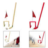 Maxbell Wooden Chinese Kids Field Hockey Kit Accessory Sturdy Lightweight 2inch Ball Light Brown