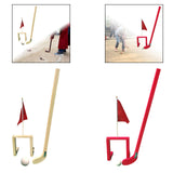 Maxbell Wooden Chinese Kids Field Hockey Kit Accessory Sturdy Lightweight 2inch Ball Light Brown