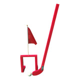 Maxbell Wooden Chinese Kids Field Hockey Kit Accessory Sturdy Lightweight 2inch Ball Red