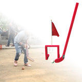 Maxbell Wooden Chinese Kids Field Hockey Kit Accessory Sturdy Lightweight 2inch Ball Red