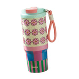 Maxbell Tumbler with Lanyard 40oz Leakproof Stainless Steel Cup for Home Camping Gym rainbow with lanyard