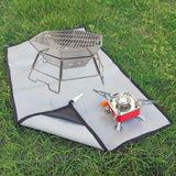 Maxbell Fireproof Mat Reusable BBQ Flame Retardant Mat for Fire Pit Outdoor Hot Tent 50x80cm