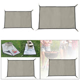 Maxbell Fireproof Mat Reusable BBQ Flame Retardant Mat for Fire Pit Outdoor Hot Tent 50x80cm