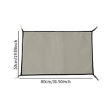 Maxbell Fireproof Mat Reusable BBQ Flame Retardant Mat for Fire Pit Outdoor Hot Tent 50x80cm