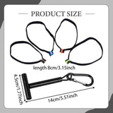 Maxbell Fly Fishing Tippet Spool Holder Fishing Leader Tippet Holder for Salmon Carp with 4 Spool Tender