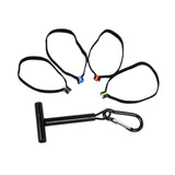 Maxbell Fly Fishing Tippet Spool Holder Fishing Leader Tippet Holder for Salmon Carp with 4 Spool Tender