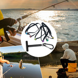 Maxbell Fly Fishing Tippet Spool Holder Fishing Leader Tippet Holder for Salmon Carp with 6 Spool Tender