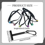 Maxbell Fly Fishing Tippet Spool Holder Fishing Leader Tippet Holder for Salmon Carp with 6 Spool Tender