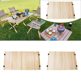 Maxbell Outside Picnic Folding Table Top Panel Wood Accessories Spare Parts Portable 120cmx60cm