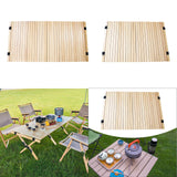 Maxbell Outside Picnic Folding Table Top Panel Wood Accessories Spare Parts Portable 120cmx60cm