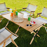 Maxbell Outside Picnic Folding Table Top Panel Wood Accessories Spare Parts Portable 120cmx60cm