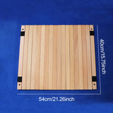 Maxbell Wood Outdoor Foldable Table Top Panel 21.2x15.7inch Multipurpose Replacement