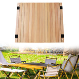 Maxbell Wood Outdoor Foldable Table Top Panel 21.2x15.7inch Multipurpose Replacement