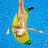Maxbell Inflatable Banana Pool Float Lounger for Vacation Summer Pool Party Supplies