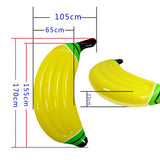 Maxbell Inflatable Banana Pool Float Lounger for Vacation Summer Pool Party Supplies