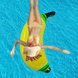 Maxbell Inflatable Banana Pool Float Lounger for Vacation Summer Pool Party Supplies