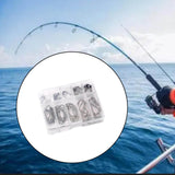 Maxbell 100Pcs Fishing Hook Professional Compact with Storage Box for Angler Outdoor