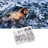 Maxbell 100Pcs Fishing Hook Professional Compact with Storage Box for Angler Outdoor