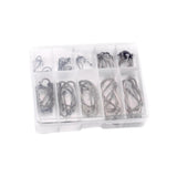 Maxbell 100Pcs Fishing Hook Professional Compact with Storage Box for Angler Outdoor