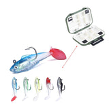 Maxbell Compact Lure Box Multifunctional Waterproof Fishing Accessories Storage Case