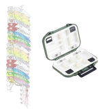 Maxbell Compact Lure Box Multifunctional Waterproof Fishing Accessories Storage Case