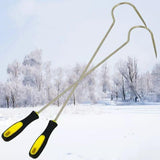 Maxbell Fishing Hook Sausages Rolling Doors Lifting Meat Hook for Shop Chefs Kitchen