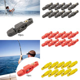 Maxbell 10 Pieces Downrigger Release Clips Line Release for Kite Planer Board Weight Black