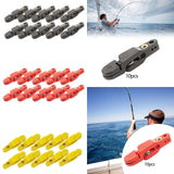 Maxbell 10 Pieces Downrigger Release Clips Line Release for Kite Planer Board Weight Black