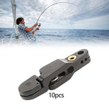 Maxbell 10 Pieces Downrigger Release Clips Line Release for Kite Planer Board Weight Black