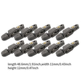 Maxbell 10 Pieces Downrigger Release Clips Line Release for Kite Planer Board Weight Black