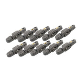 Maxbell 10 Pieces Downrigger Release Clips Line Release for Kite Planer Board Weight Black