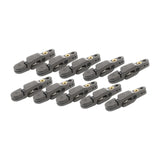 Maxbell 10 Pieces Downrigger Release Clips Line Release for Kite Planer Board Weight Black